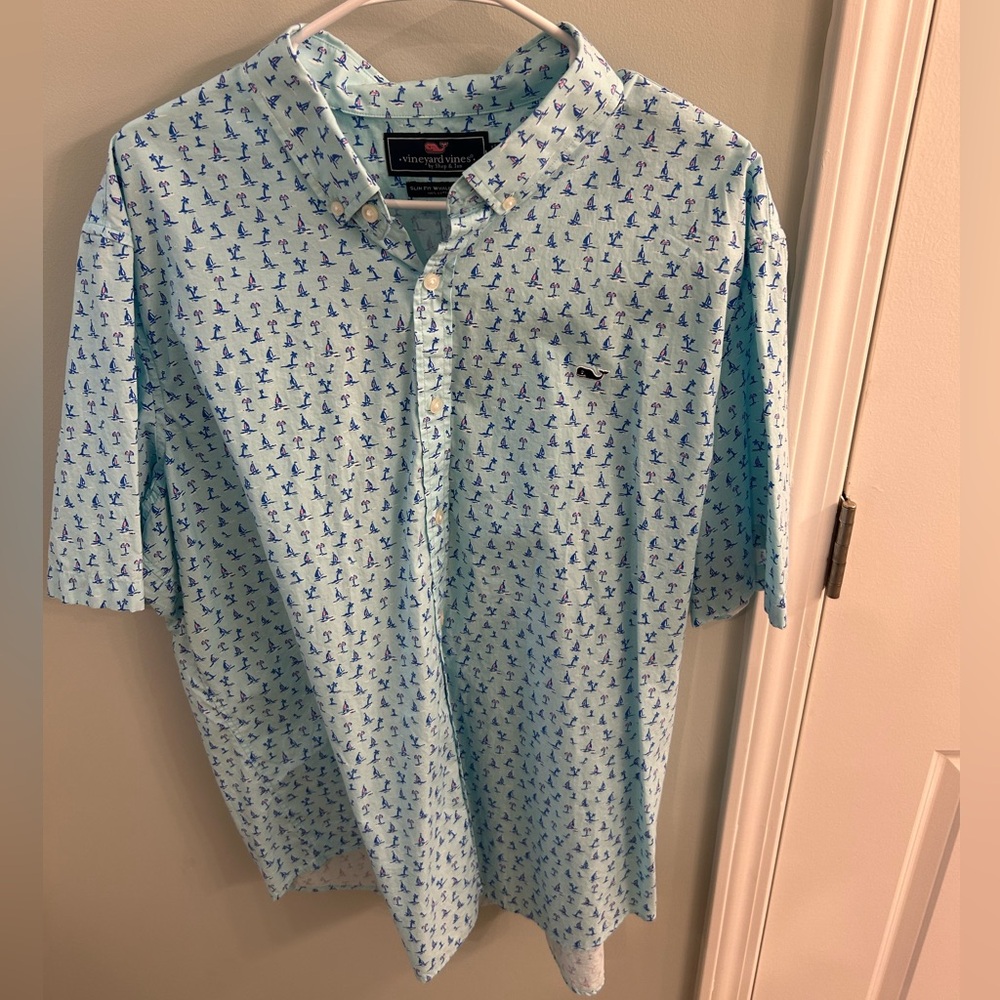 Vineyard vines XXL short sleeve button down